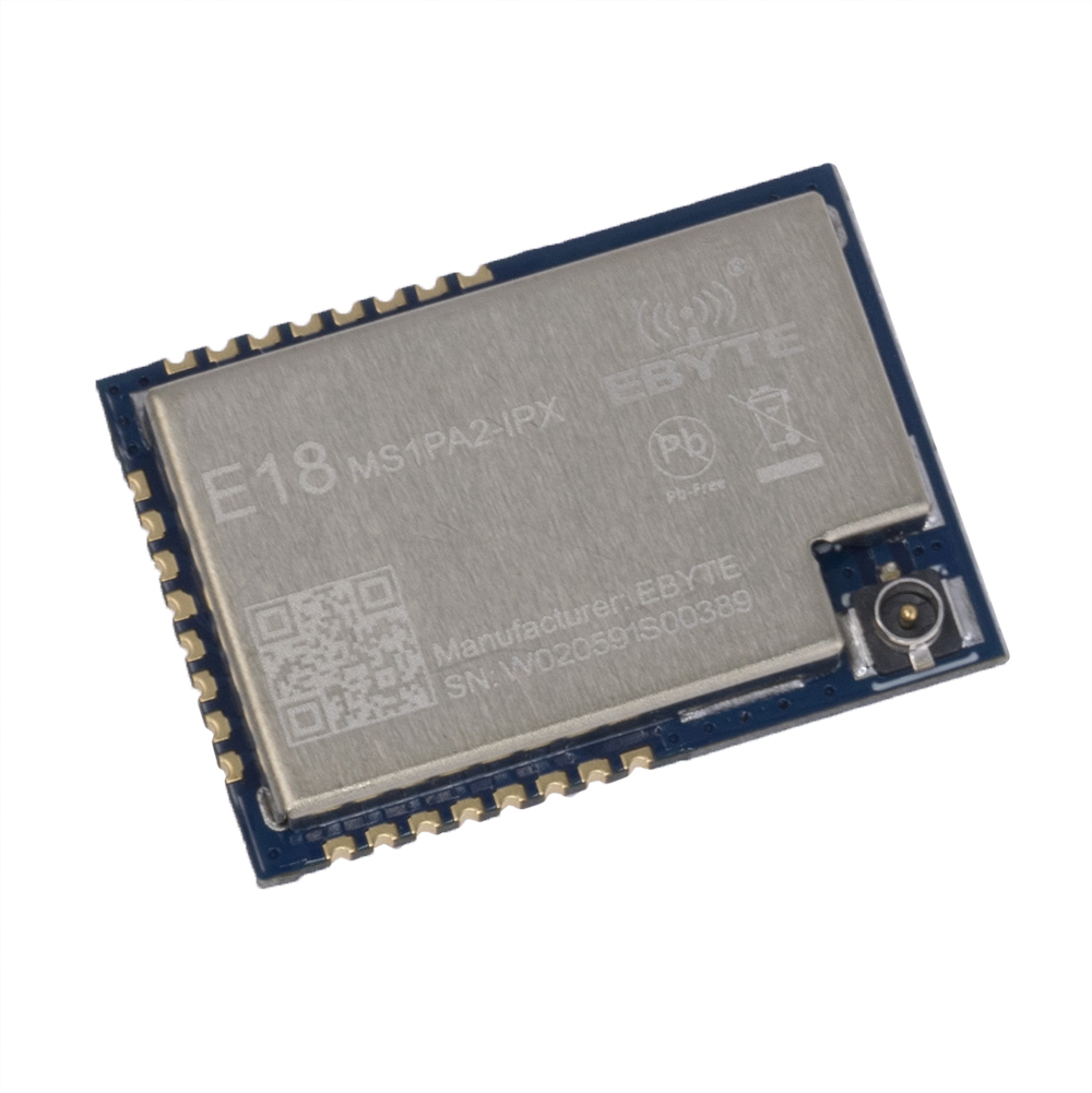 E18-MS1PA2-IPX (Ebyte) Zigbee module on chip CC2530 2,4GHz SMD E18-MS1PA2-IPX (Ebyte) Zigbee module on chip CC2530 2,4GHz SMD