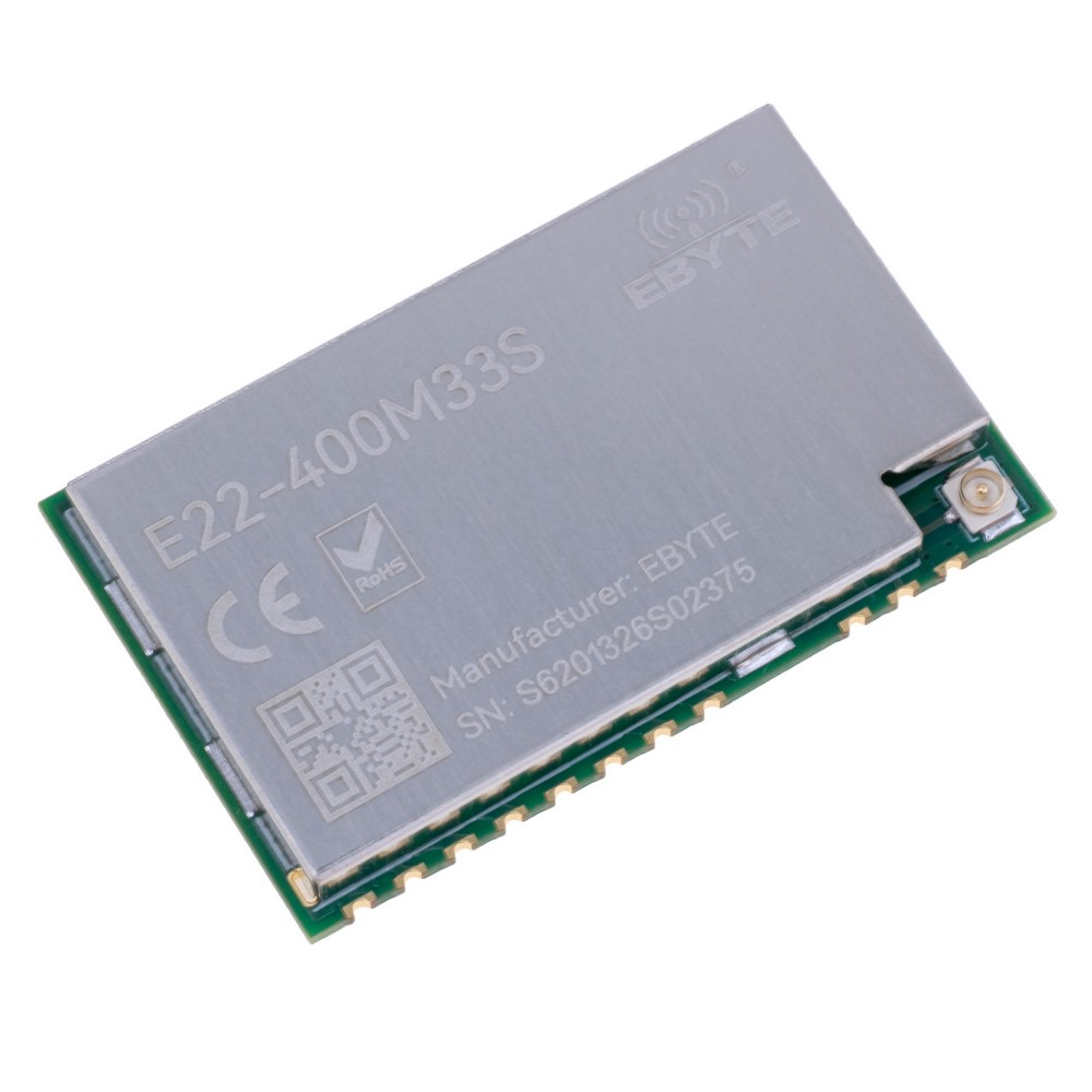 E22-400M33S (Ebyte) SPI module on chip SX1268 410-493MHz SMD E22-400M33S (Ebyte) SPI module on chip SX1268 410-493MHz SMD