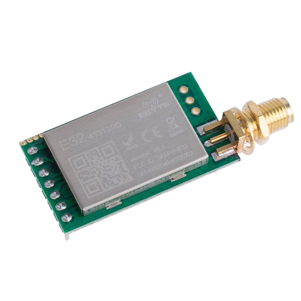 E32-433T20D v8.1 (Ebyte) UART module on chip SX1278 433MHz DIP