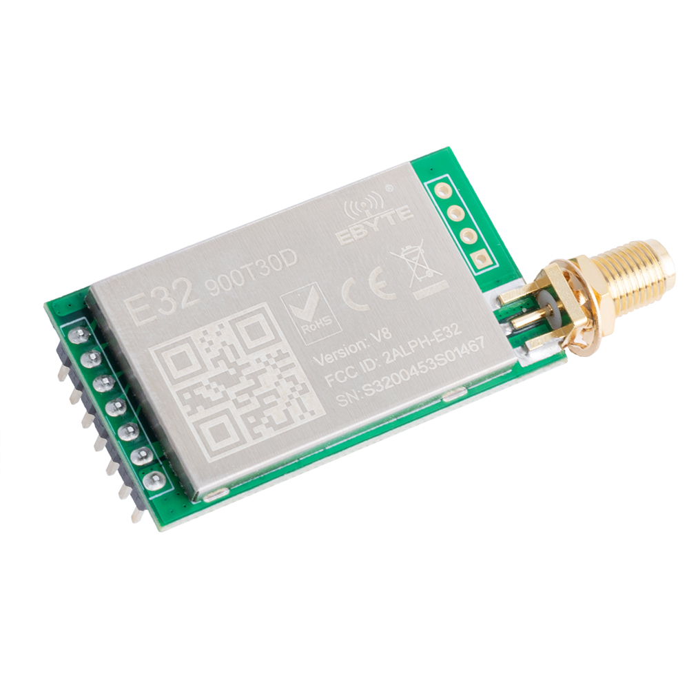 E32-900T30D (Ebyte) UART module on chip SX1276 862-931MHz DIP