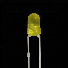 LED 3mm gelb 590nm, 40° (L-934YD-5V Kingbright)