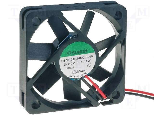 Lüfter Sunon 50x50x10mm 12VDC Axial EB50101S2-999 Leiser 26dB 1,44W Gleitlager (Analoge KD1205PFS2.11 ) Lüfter Sunon 50x50x10mm 12VDC Axial EB50101S2-999 Leiser 26dB 1,44W Gleitlager (Analoge KD1205PFS2.11 )