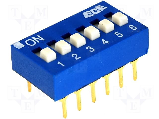 EDG106S DIP switches 6 pol EDG106S DIP switches 6 pol