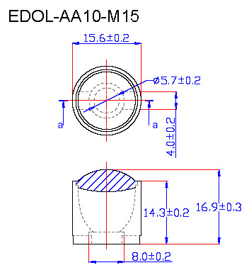 EDOL-AA10-M15 Linse EDOL-AA10-M15 Linse