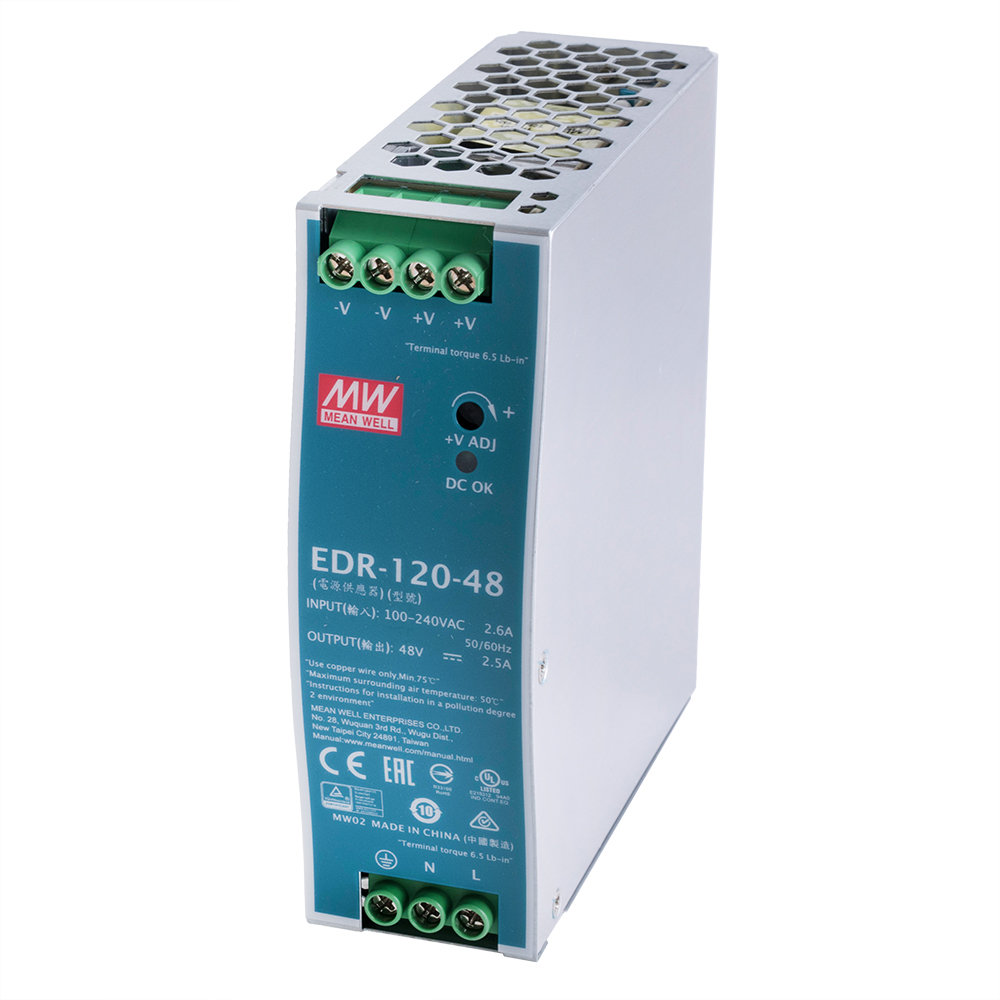 EDR-120-48 Hutschienennetzteil 120W 48V Mean Well