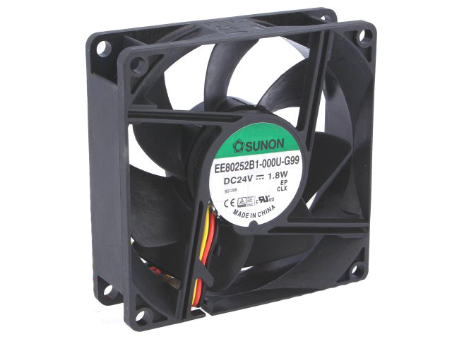 Вентилятор 80x80x25, 24V, (EE80252B1-G99) Вентилятор 80x80x25, 24V, (EE80252B1-G99)