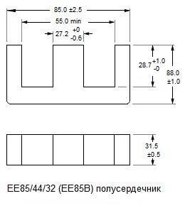 P4-EE85B (EE85/44/32) P4-EE85B (EE85/44/32)