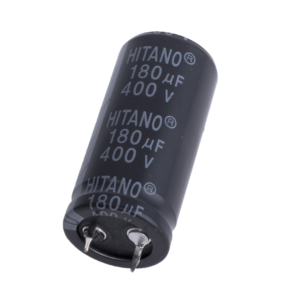 180uF 400V EHU 22x45mm (EHU181M2GBA-Hitano) 180uF 400V EHU 22x45mm (EHU181M2GBA-Hitano)