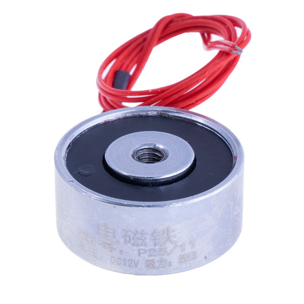 Електромагніт P25/11 - 12VDC 1,8W 5Kg