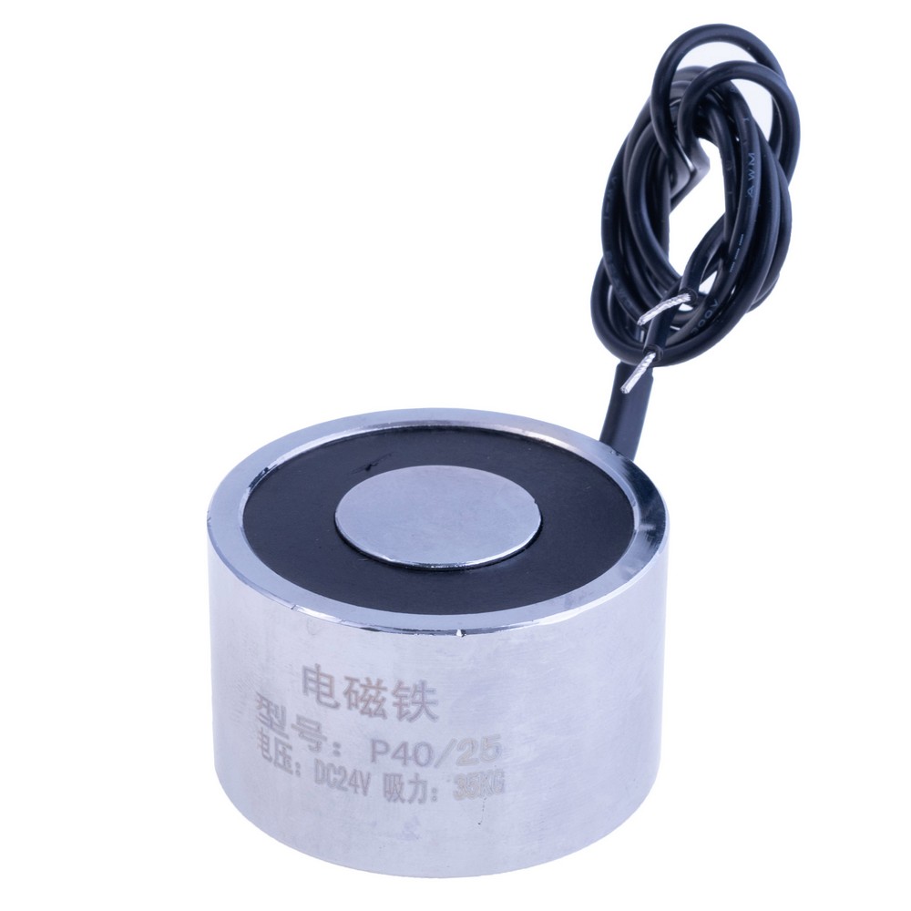 Електромагніт P40/25-24VDC 4,5W 35Kg Електромагніт P40/25-24VDC 4,5W 35Kg