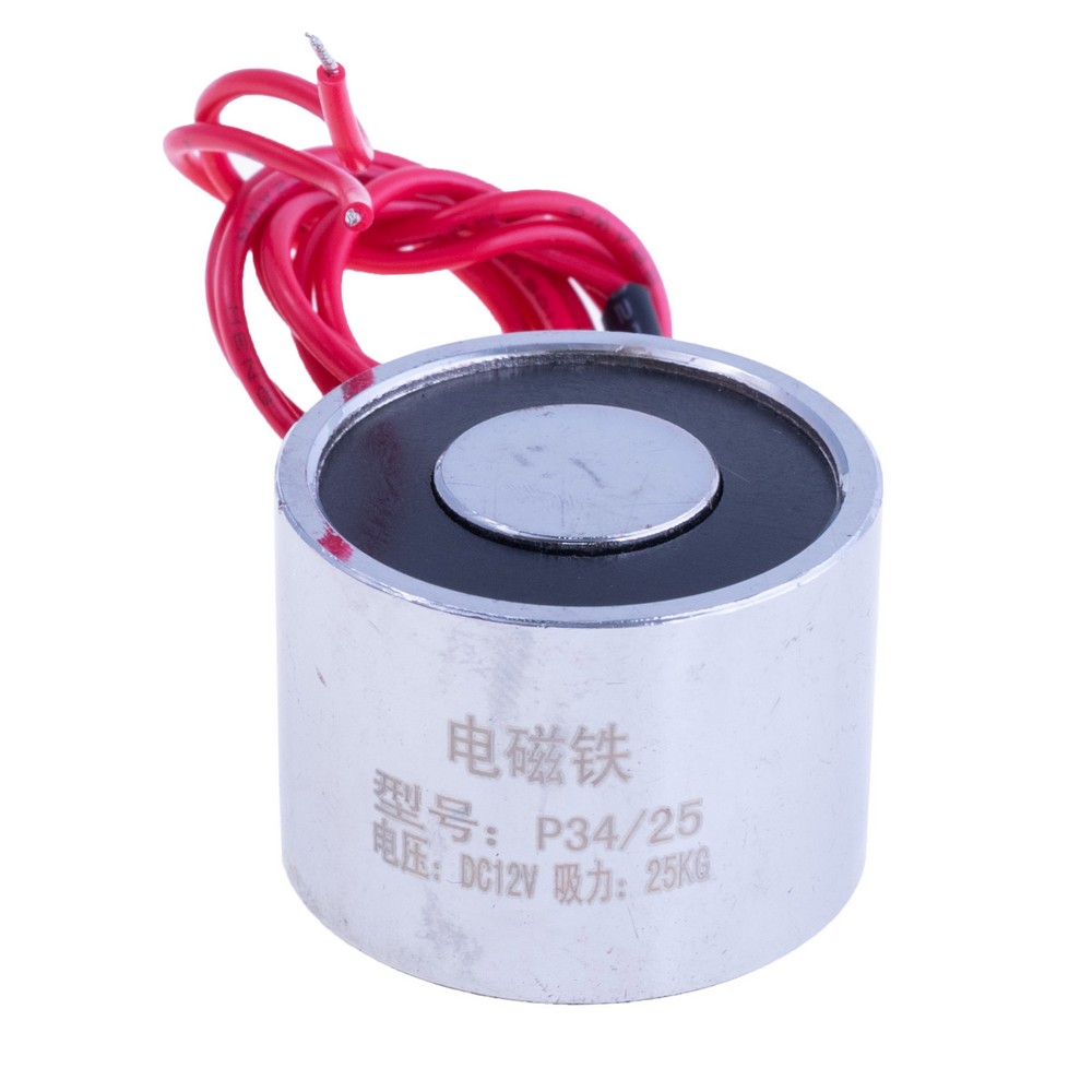 Електромагніт P34/25-12VDC 3,5W 25Kg Електромагніт P34/25-12VDC 3,5W 25Kg