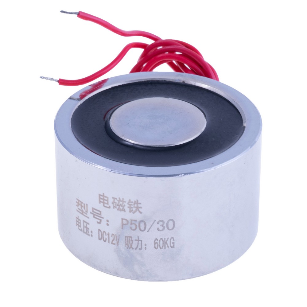 Електромагніт P50/30-12VDC 6W 60Kg