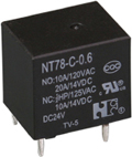 Relais NT78-C-S-10-DC24V-0.6 Ningbo Forward Relay Relais NT78-C-S-10-DC24V-0.6 Ningbo Forward Relay