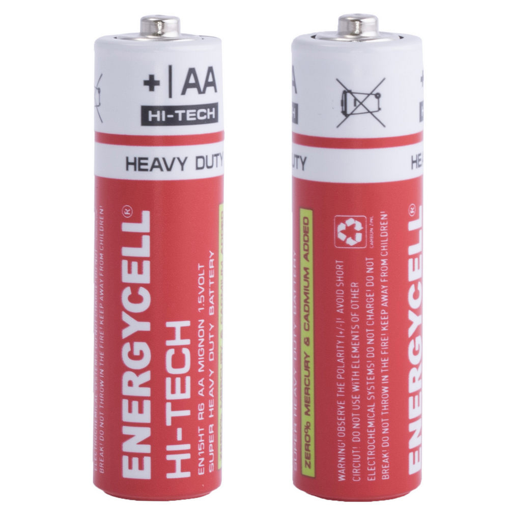 Батарейка Energycell HI-TECH  солевая, AA
