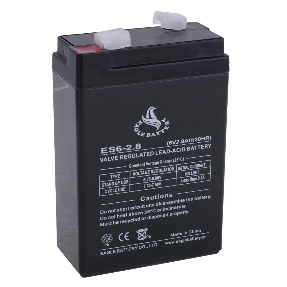 Аккумулятор 6V 2,8Ah свинцово-кислотный AGM (ES6-2.8)