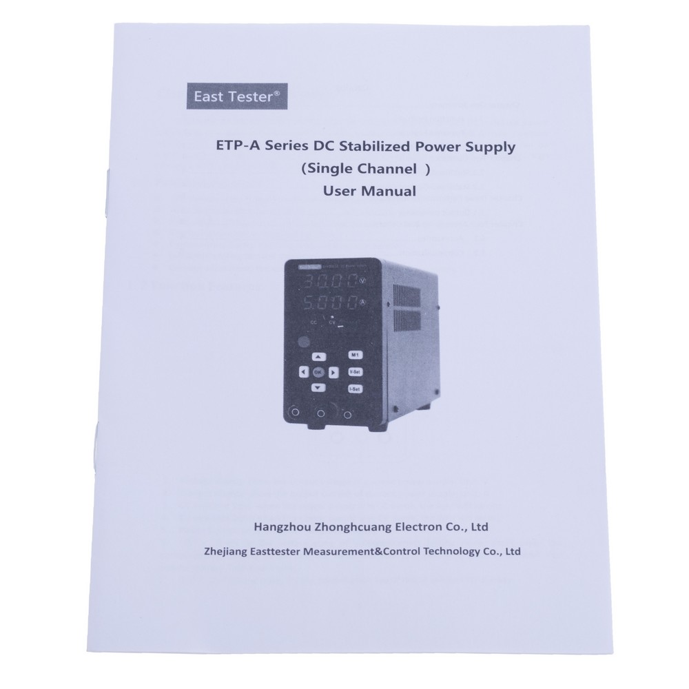 Лабораторний блок живлення одноканальний ETP3005A