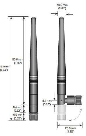 Antenne ANT 2.4 CW-RCT SMA