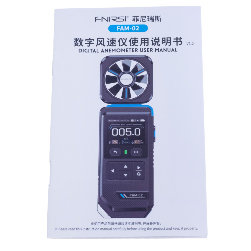FNIRSI FAM-02 digital anemometer