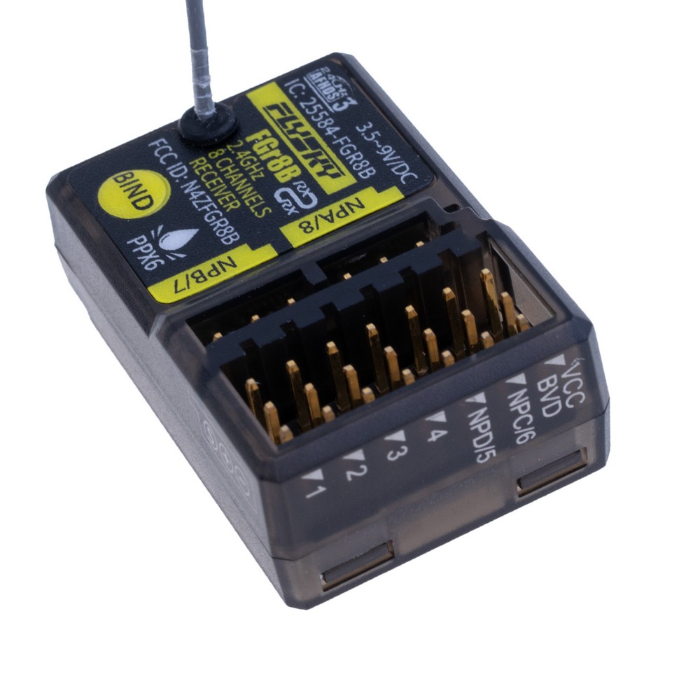 Empfänger Flysky FGr8B, 2.4GHz, 8 Kanäle, AFHDS 3 Empfänger Flysky FGr8B, 2.4GHz, 8 Kanäle, AFHDS 3