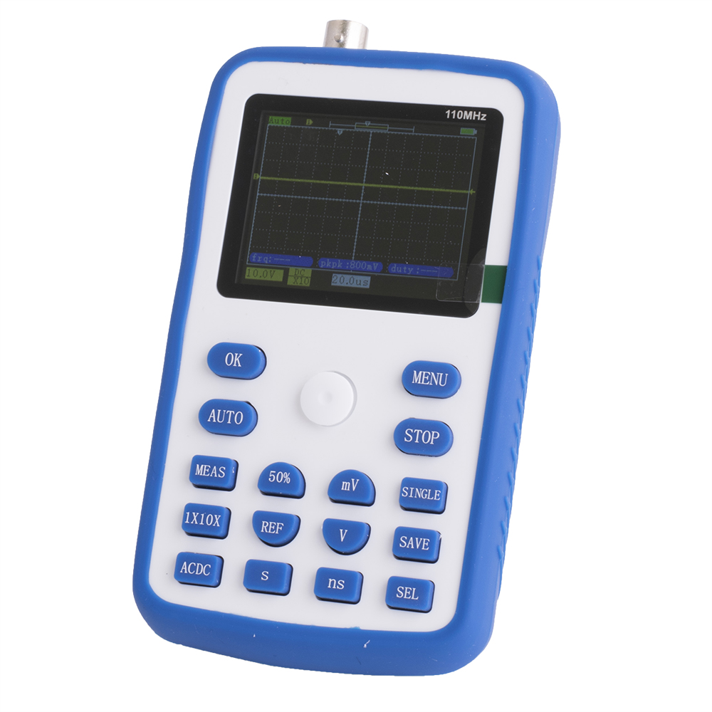 Осциллограф FNIRSI-1C15+ Professional Digital Oscilloscope 500MS/s Sampling Rate 110MHz