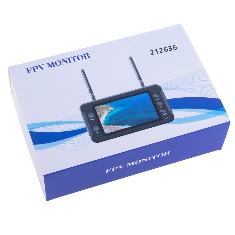 Монітор FPV, 4.3-дюймовий з вбудованим 40-канальним відеоприймачем 5.8GHz та DVR функцією запису, LS5803 Монітор FPV, 4.3-дюймовий з вбудованим 40-канальним відеоприймачем 5.8GHz та DVR функцією запису, LS5803