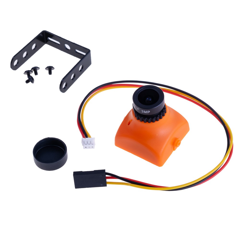 FPV камера 25X25mm 1200TVL CMOS 3.6mm 130/120 Degree FPV Camera 16:9 PAL NTSC 5V-12V