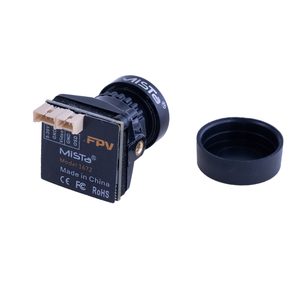 FPV камера Mista Ratel FPV Mini Camera 2000TVL 1 / 1.8 ''inch Starlight HDR 2.1mm Lens 4:3 & 16:9 NTSC & PAL