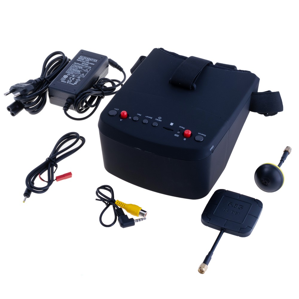 FPV шолом 800x480, 5,8GHz 40 каналів, EV800D FPV шолом 800x480, 5,8GHz 40 каналів, EV800D