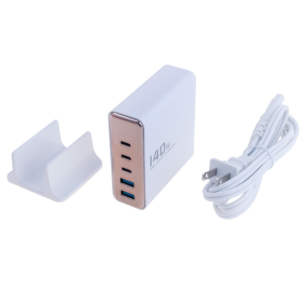 Зарядний пристрій GaN 140W, TCTZM-XRC01 White