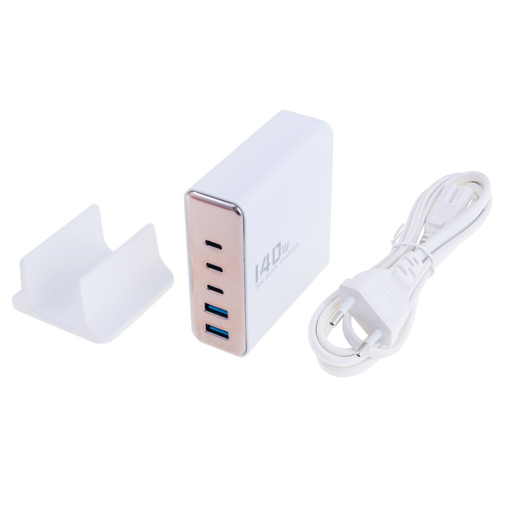 Зарядний пристрій GaN 140W, TCTZM-XRB01 White