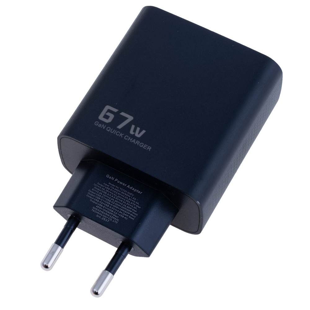Зарядний пристрій 67W, TCT67-XR01 Black