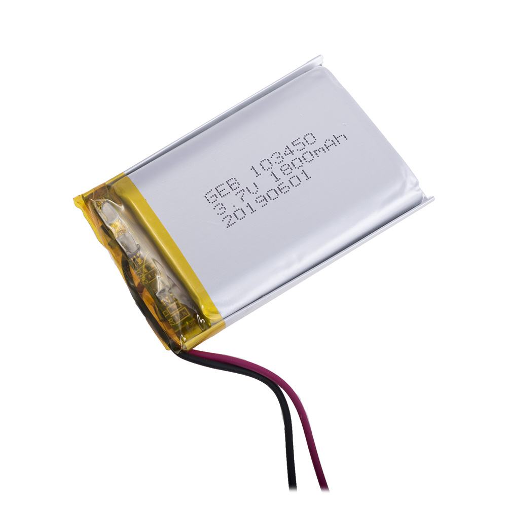 LiPo 1800 mAh, 3,7V, 10x34x50мм (GEB) аккумулятор литий-полимерный)