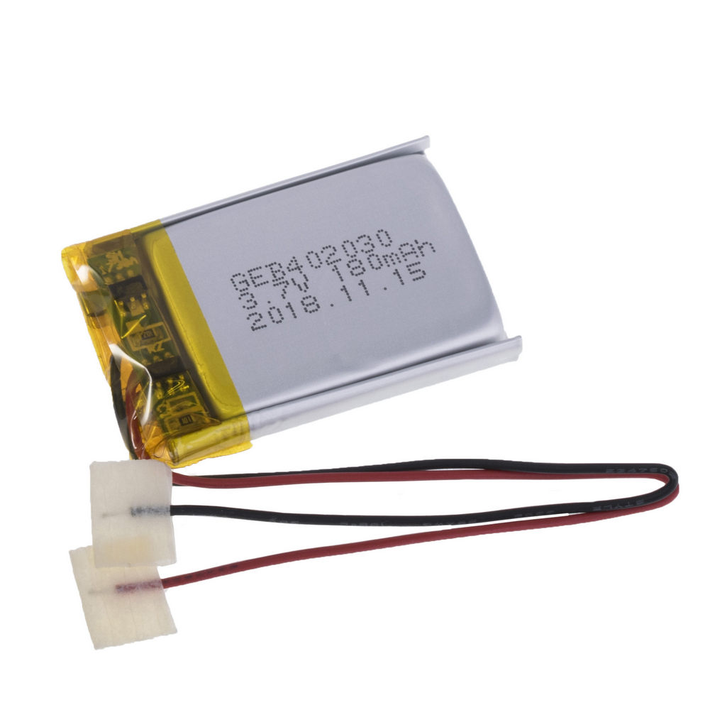 LiPo 180 mAh, 3,7V, 4x20x30мм (GEB) аккумулятор литий-полимерный)