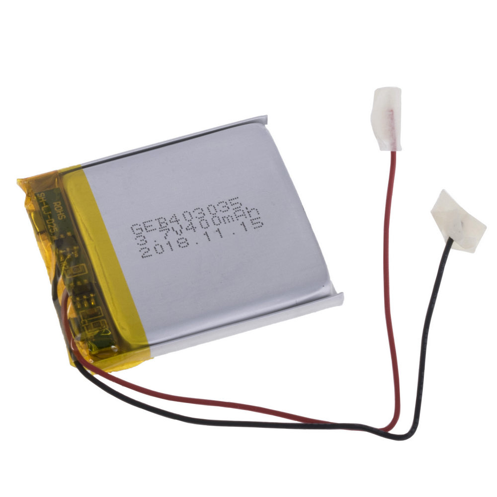 LiPo 400 mAh, 3,7V, 4x30x35мм (GEB) аккумулятор литий-полимерный)