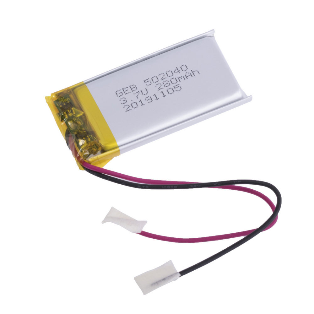 LiPo 280 mAh, 3,7V, 40x20x4мм (GEB) аккумулятор литий-полимерный)