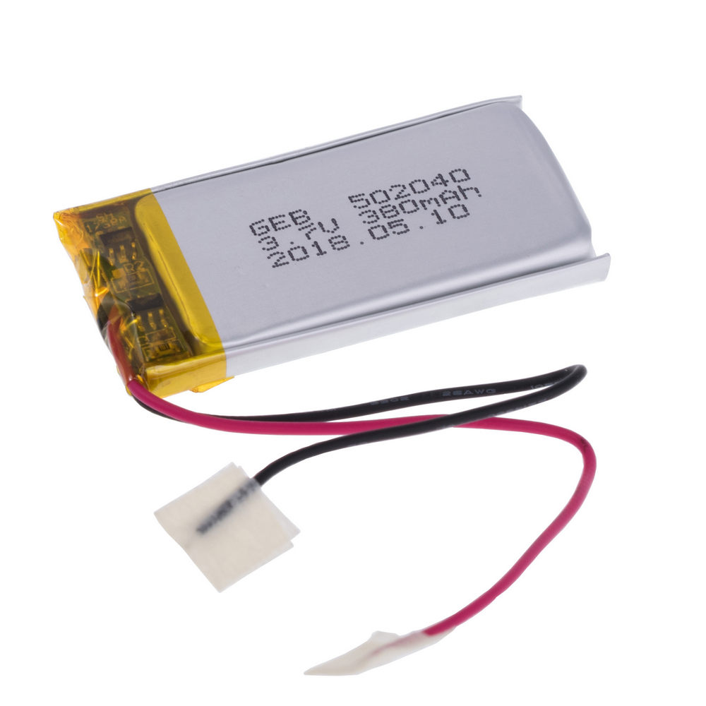 LiPo 380 mAh, 3,7V, 5x19x41мм (GEB) аккумулятор литий-полимерный)