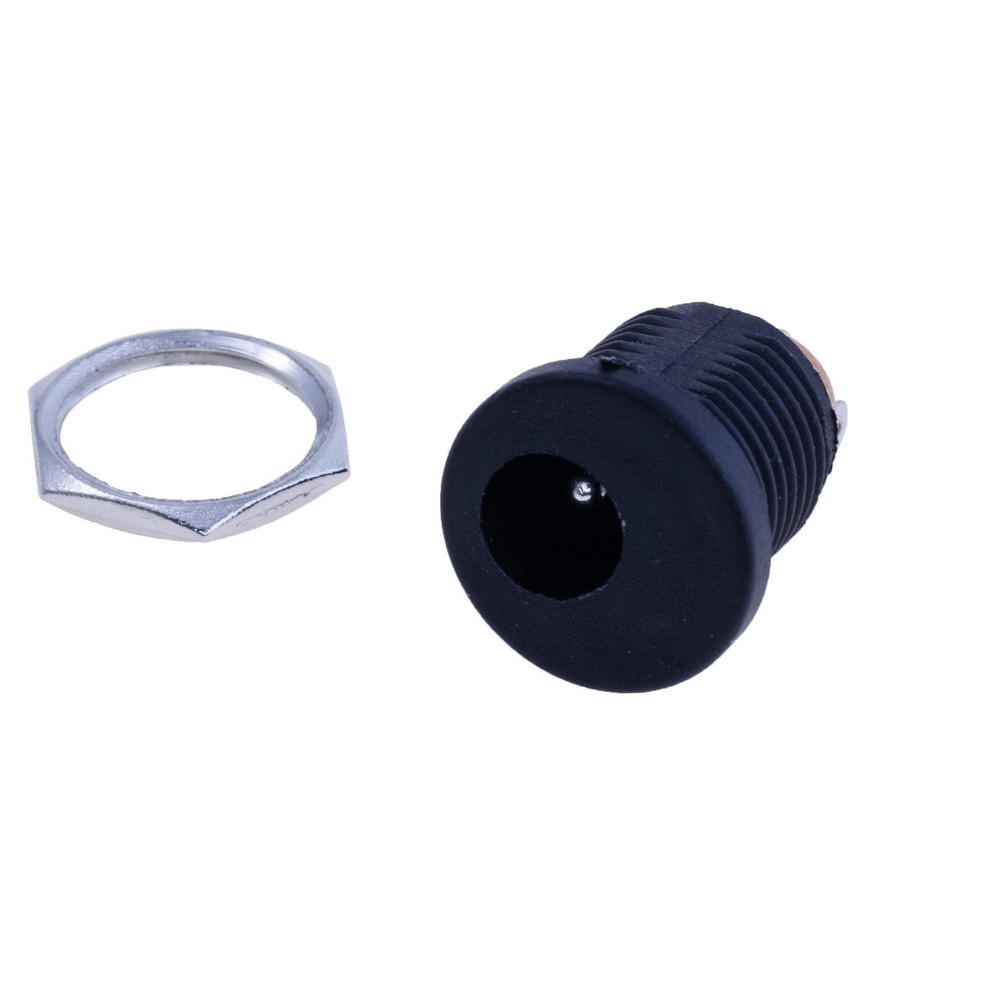 Гніздо живлення чорне на корпус 5,5x2,1мм, DC-022B