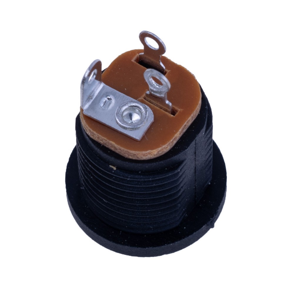 Гніздо живлення чорне на корпус 5,5x2,1мм, DC-022B