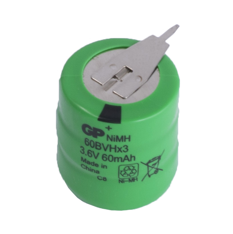 GP60BVH3A2H 3.6V 60mAh NiMH (Akku NiMH) GP60BVH3A2H 3.6V 60mAh NiMH (Akku NiMH)