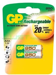 95AAAHC 950mAh, NiMH, R03 (AAA), GP, UC2 (Akku NiMH) 95AAAHC 950mAh, NiMH, R03 (AAA), GP, UC2 (Akku NiMH)