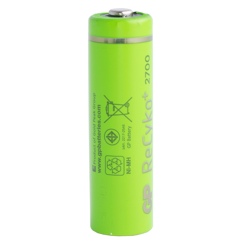 Акумулятор GP AA 1.2V, 2700mAh NiMH ReCyko+ (ACCU-R6/2700REGP)