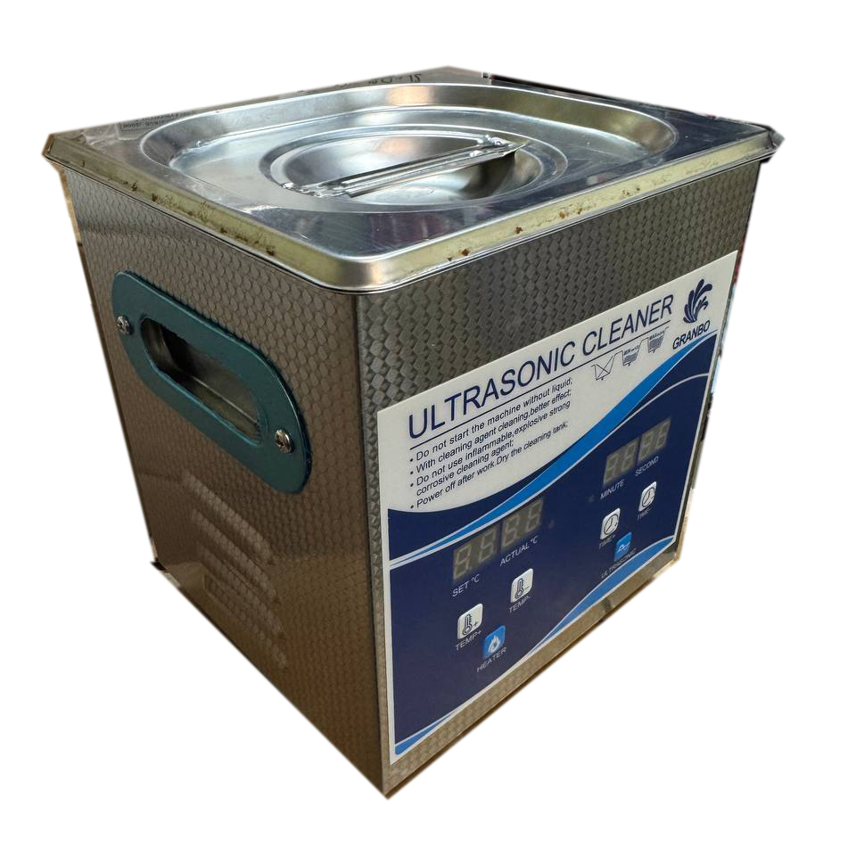 льтразвуковий очищувач-ванна 1,3л 120Вт / 40kHz з підігрівом 150Вт, GS0201 - Granbo. Уцінка: відсутня сітка, легкі сліди корозії.