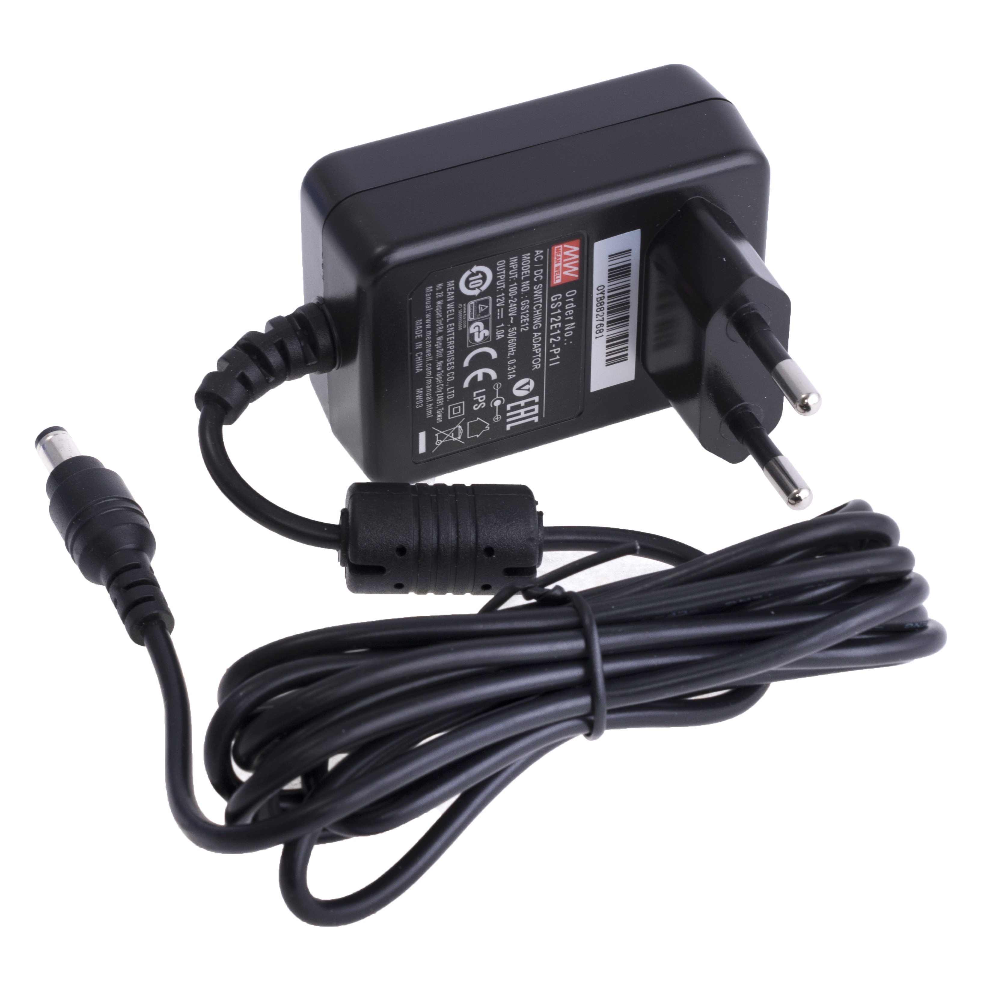 GS12E12-P1I 12V/1A (Netzgeraet mit integriertem Netzstecker) GS12E12-P1I 12V/1A (Netzgeraet mit integriertem Netzstecker)