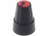 Griff fur Potentiometer D=13x19mm (Innen-.d=6mm Stern, schwarz mit blau Kappe)(GTC6M-13X19-N) Griff fur Potentiometer D=13x19mm (Innen-.d=6mm Stern, schwarz mit blau Kappe)(GTC6M-13X19-N)