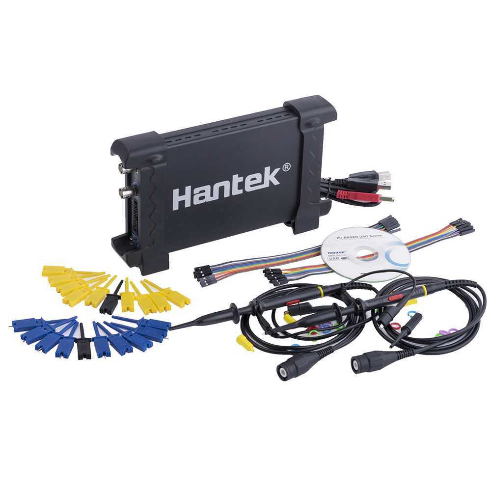 Цифровой осциллограф Hantek 6022BL (2ch + 16logic, 20MHz, 48MSa/s) Мятая картонная Упаковка