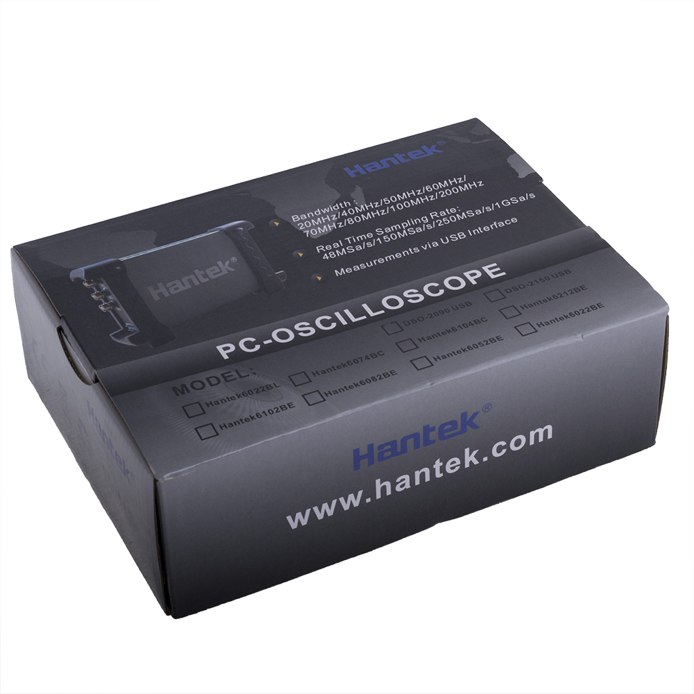 Цифровой USB-осциллограф Hantek DSO-6254BC (4ch, 250MHz, 1GSa/s)