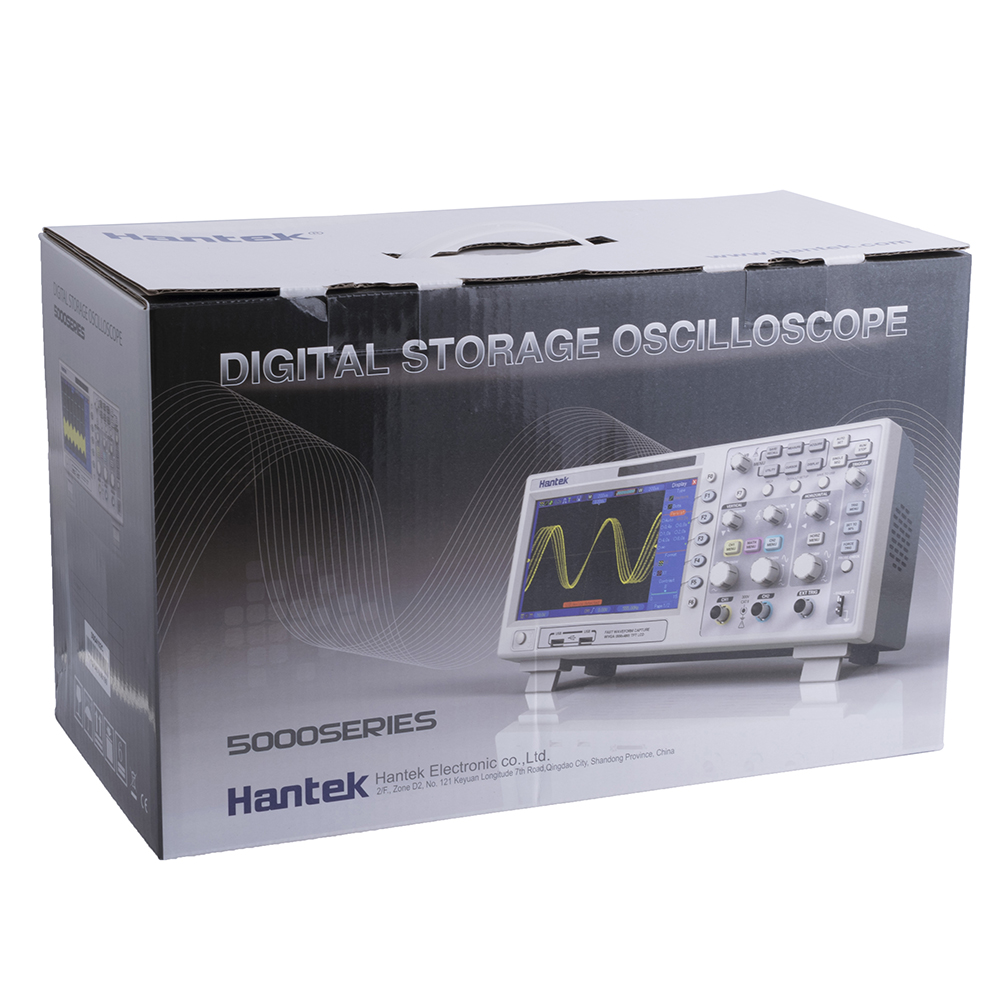 Цифровой осциллограф Hantek DSO4102C (2ch DSO +1ch generator + External trigger, 100MHz, 1GSa/s)