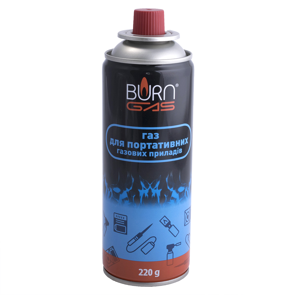 Газ для горелок 220g/400ml, Burn