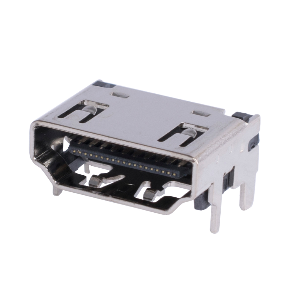 HDMI-1J гнездо на плату (KLS1-285-1-N-1-R)