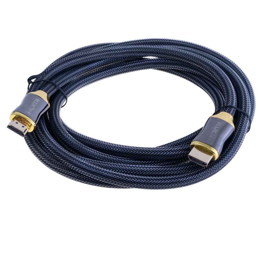 Кабель HDMI 4K 2.0V 3 метра. Чорний